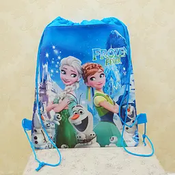 Сумка-рюкзак для взуття Frozen (Фрозен) на шнурках – дитячий мішок для змінного взуття, спортивної форми та речей - мініатюра 2