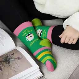 Шкарпетки ORNER x Maliunok "Кавоман" 36-40 - мініатюра 5