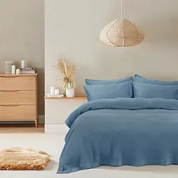 Покривало Lotus Home - Rius petrol петроль 240x260 - мініатюра 2