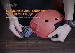 Кріплення на шолом для налобних ліхтарів Fenix ALG-04 - мініатюра 5
