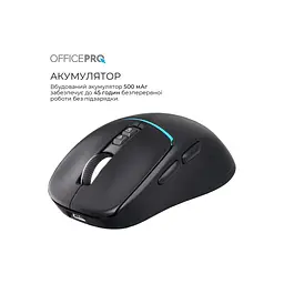 Мишка OfficePro M468B Wireless/Bluetooth Black (M468B) - мініатюра 10