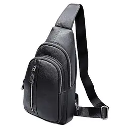 Сумка на одну шлейку чорна Tiding Bag FL-A25F-5055A - мініатюра 6