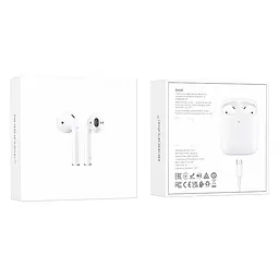 Навушники бездротові Borofone BW89 True wireless stereo headset білі - мініатюра 2