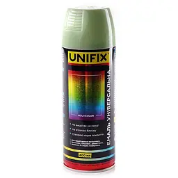 Емаль універсальна в балончику Unifix 400мл RAL 6021 зелений