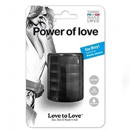 Насадка на пеніс Love To Love Power of Love 5 см чорний - мініатюра 8