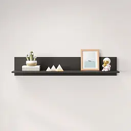 Полиця відкрита MebelStar Лілу 110x22x20 см Антрацит (MBS-1354)