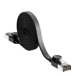 Патч-корд (мережевий кабель) Baseus high Speed Six types of RJ45 8м PCWL-E01 Black - мініатюра 4