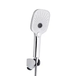 Змішувач для ванни Qtap Gemini (з душовим гарнітуром) QTGEM259CRW45683 Chrome/White - мініатюра 4