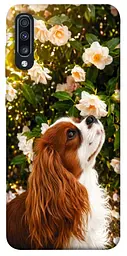 TPU чохол Demsky Flower spaniel для Samsung Galaxy A70 (A705F)