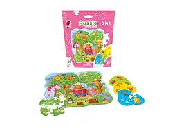 Пазли VLADI TOYS "2 in 1. Magic forest" RK1140-01 - мініатюра 2