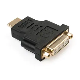 Перехідник HDMI AM to DVI 24+5 F Vinga (VCPAHDMIM2DVIFBK) - мініатюра 1