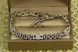 Браслет Xuping Jewelry Зодчий 17 см 6 мм сріблястий
