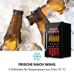Холодильник для напоїв Klarstein Beersafe XXL Onyx (10034848) - мініатюра 5