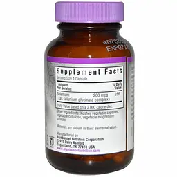 Мінерали Bluebonnet Nutrition Селен гліцинат, Albion, 90 гелевих капсул (BLB0678) - мініатюра 2