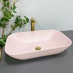 Умивальник VBI Avezzano pink matt накладний VBI-014405, Цветной - мініатюра 4