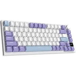 Клавіатура бездротова AK820 Pro, Violet/Purple, Bluetooth / USB 2.4GHz / Type-C, механічна (пе Ajazz teh0028308 - мініатюра 3
