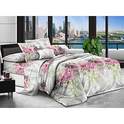 Комплект постільної білизни (BR-6759) Євро TAG tekstil pbe0036542 - мініатюра 2