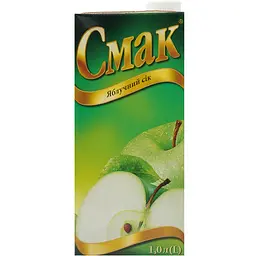 Сік Смак Яблучний 1 л