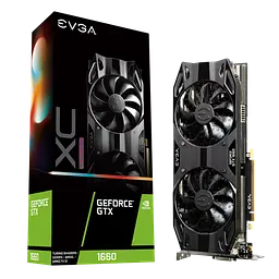 Відеокарта GeForce GTX 1660 6GB EVGA XC Ultra Gaming (06G-P4-1167-KR) Б/В