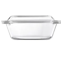 Форма для запікання з кришкою Ardesto Black Mars 23.3х20.6х10.2 см боросилікатне скло кругла прозора kuh0014497