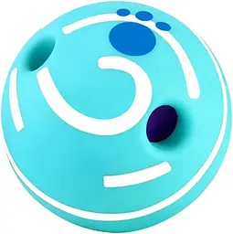 Іграшка-м'яч для собак Dog Giggle Ball Toy, Medium Синій з білим