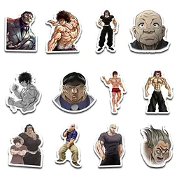 Стікерпак GeekLand Baki the Grappler 45 штук (SP BG 01) - мініатюра 3