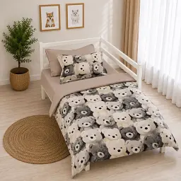 Наволочка MirSon Ranforce Elite Teddy Cloud 50 x 70 см (2200013686521)