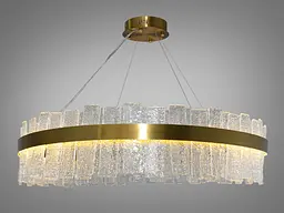 Люстра стельова LED Diasha 817/800BR 190W, 10450 лм, бронзова, класичний стиль для вітальні