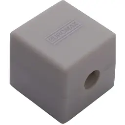 Точилка Buromax CUBE RUBBER TOUCH пластиковий корпус контейнер (BM.4757-1) - мініатюра 2