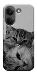 TPU чохол Demsky Grey cats для Xiaomi Poco X8 Pro