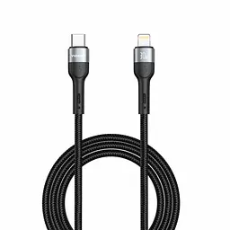 Кабель Winso Pro Type-C to Lightning 30W TPE+плетіння 2м чорний(223204B)