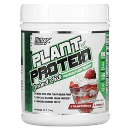 Рослинний Протеїн Plant Protein - 567г Полуниця та вершки