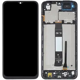 Дисплей Xiaomi Redmi A1/Redmi A1 Plus/Redmi A2/Redmi A2 Plus/Poco C50/Poco C51 чорний, оригінал PRC, з рамкою