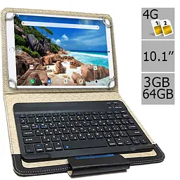 Планшет-телефон Hoozo MT Pad 364 LTE 3/64 Silver + Чохол із Bluetooth клавіатурою - мініатюра 2