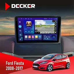 Штатна магнітола Ford Fiesta 2008-2017 Decker D9-009 4x64, DSP, 4G, 2k Decker (НФ-00008189)