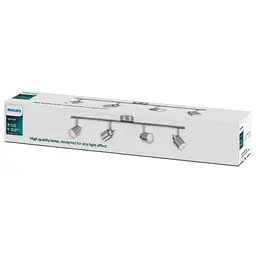 Cвітильник Philips Meranti bar/tube nickel 4x35W 230V стельовий/настінний акцентного освітлення (915005222401) - мініатюра 2