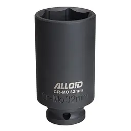 Торцева головка ударна глибока 1/2"DR, 32 мм. Alloid. GUG-51132