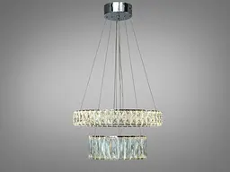 Підвісна люстра LED Diasha 575/500+320HR хром 82 Вт 4510 Лм - мініатюра 2