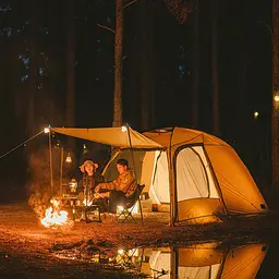 Намет Naturehike CNH22ZP028 двокімнатний гірчичний - мініатюра 4