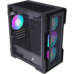 Корпус 1stPlayer T3-BK-4F1 Black [134427]