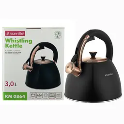 Чайник із свистком Kamille KM-0864 3.0 л - мініатюра 10