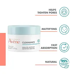 Крем-гель для обличчя Avene Cleanance Mattifying Aqua-Gel 50 мл - мініатюра 5