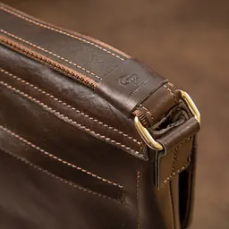 Чоловіча шкіряна сумка GRANDE PELLE 30х23х6 см sum0015573 - мініатюра 8