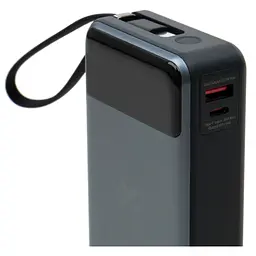 Батарея універсальна Vinga 20000 mAh 65W Display USB-C Cable Grey (VPBB2065C) - мініатюра 6