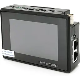 Тестер для камер відеоспостереження Voltronic IPC-1800 PLUS, c 4" сенсорним дисплеєм, підтримує IP, CVI, TVI, AHD 4K, Wi-Fi, LAN, BNC, 12V, POE
