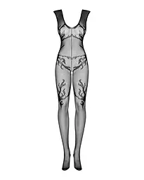 Комбінезон Obsessive Bodystocking F241 S/M/L чорний - мініатюра 6