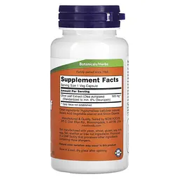 Екстракт листя оливкового дерева Now Foods Olive Leaf Extract 500 мкг 60 вегетаріанських капсул - мініатюра 2