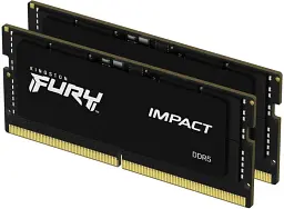 Пам'ять для ноутбуків Kingston FURY 64 GB (2x32GB) SO-DIMM DDR5 4800 MHz FURY Impact (KF548S38IBK2-6