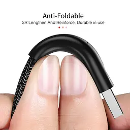 Кабель Usams MicroUSB U41 Braided 2A 1m [Black] [62242] - мініатюра 6
