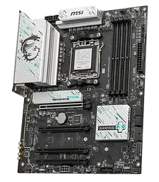 Материнська плата AM5 MSI B850 GAMING PLUS WIFI, B850, 4xDDR5, Int.Video (CPU), 4xSATA3, 3xM.2, 1xPCI-E 5.0x16, 1xPCI-E 4.0x16, 2xP8-9 8126VB 5Gb, WiFi 7, Bluetooth 5.4, 9xUSB 3.2/8xUSB 2.0, DP, ATX - мініатюра 3